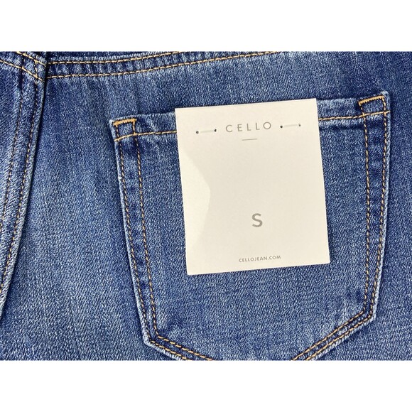 Cello Women Small Denim Shorts Jeans Cutoff Mid Rise NWT - Picture 3 of 8